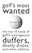 Golf's Most Wanted: The Top...