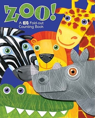 ZOO! A Big Fold Out Counting Book: A Fold-Out Book About Counting (Board Book)