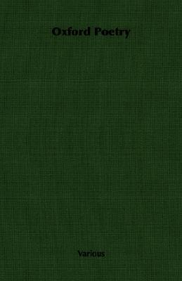 Oxford Poetry (Paperback)