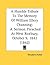 A Humble Tribute To The Memory Of William Ellery Channing: A Sermon Preached At West Roxbury, October 9, 1842 (1842)