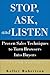 Stop, Ask, and Listen by Kelley Robertson Stop, Ask, and Listen by Kelley Robertson