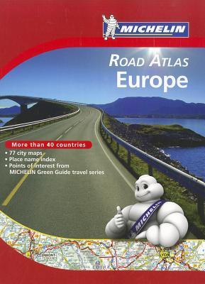 Michelin Road Atlas Europe By Guides Touristiques Michelin