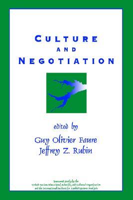 Culture and Negotiation: The Resolution of Water Disputes (Paperback)