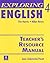 Exploring English: Teacher's Resource Manual Bk.4