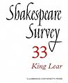 Shakespeare Survey (Shakespeare Survey, Series Number 33)