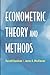 Econometric Theory and Methods