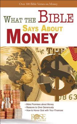 What the Bible Says about Money: Over 100 Bible Verses on Money - Package Of 5 Pamphlets (Pamphlet)