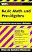 Cliffsquickreview Basic Math and Pre-Algebra by Jerry Bobrow