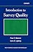 Introduction to Survey Quality (Wiley Series in Survey Methodology)