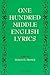 One Hundred Middle English Lyrics by Robert David Stevick