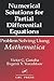 Numerical Solutions for Partial Differential Equations: Problem Solving Using Mathematica (Symbolic and Numeric Computation Series)