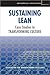 Sustaining Lean by David   Mann