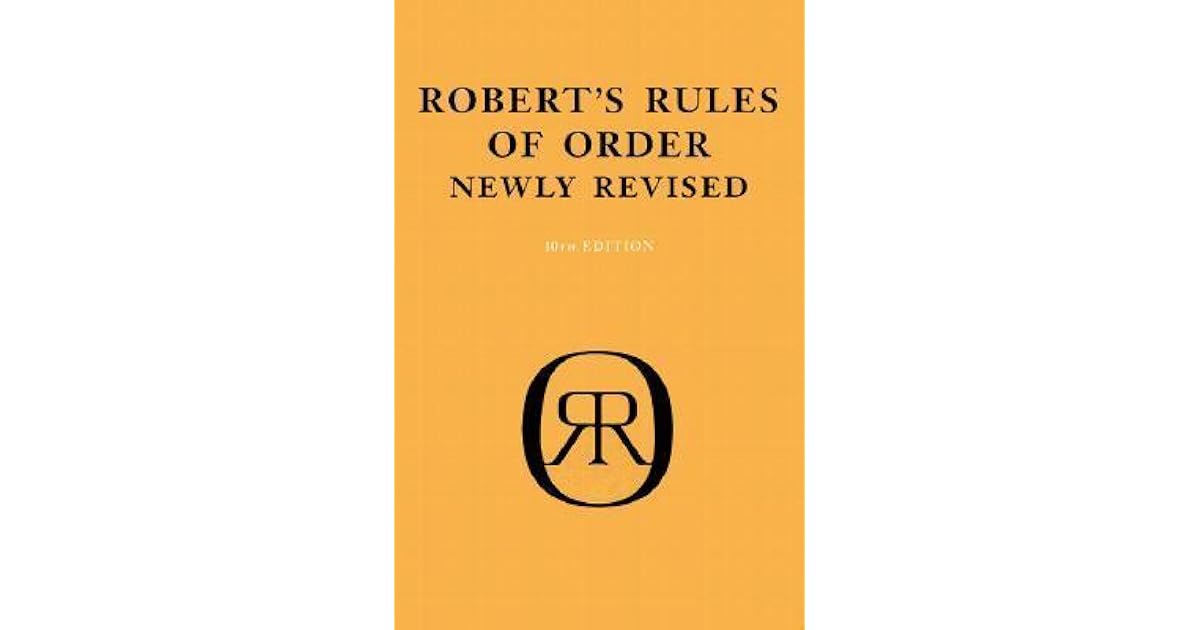 Robert's Rules Of Order by Henry Martyn Robert