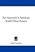 An Agnostic's Apology And O...