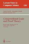 Computational Logic and Proof Theory: 5th Kurt Godel Colloquium, KGC '97, Vienna, Austria, August 25-29, 1997, Proceedings
