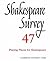 Shakespeare Survey 47: Playing Places for Shakespeare