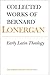 Early Latin Theology (Collected Works of Bernard Lonergan, Vol. 19)