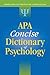 Apa Concise Dictionary of Psychology