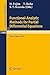 Functional-Analytic Methods for Partial Differential Equations: Proceedings of a Conference and a Symposium held in Tokyo, Japan, July 3-9, 1989 (Lecture Notes in Mathematics, 1450)