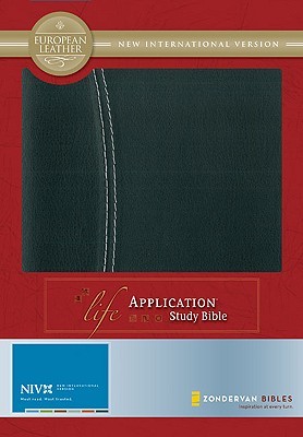 Life Application Study Bible: New International Verison, Black/Black European Leather