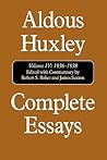 Complete Essays, Vol. IV: 1936-1938