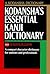 Kodansha's Essential Kanji Dictionary