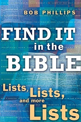 Find It in the Bible: Lists, Lists, and Lists (Paperback)