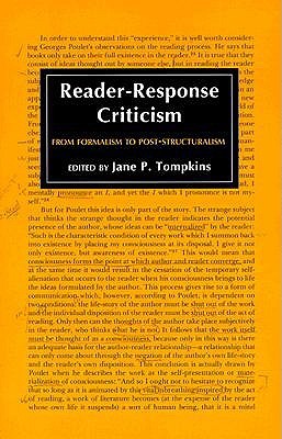 Reader-Response Criticism: From Formalism to Post-Structuralism (Paperback)