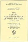 The General Correspondence of James Boswell, 1766-69: Vol 2: 1768-69