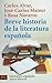 Breve historia de la literatura española