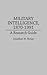 Military Intelligence, 1870...