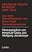 Deutsche Politik in Polen 1939–1945: 1939 - 1945 ; aus d. Diensttagebuch von Hans Frank, Generalgouverneur in Polen (German Edition)