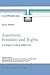 Autonomy, Freedom and Rights: A Critique of Liberal Subjectivity (Law and Philosophy Library, 65)