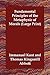 Fundamental Principles of the Metaphysic of Morals