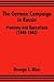 The German Campaign in Russia: Planning and Operations (1940-1942)