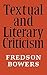 Textual and Literary Criticism by Fredson Bowers