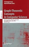 Graph-Theoretic Concepts in Computer Science: 35th International Workshop, WG 2009, Montpellier, France, June 24-26, 2009, Revised Papers (Theoretical Computer Science and General Issues) Graph-Theoretic Concepts in Computer Science: 35th International Workshop, WG 2009, Montpellier, France, June 24-26, 2009, Revised Papers (Theoretical Computer Science and General Issues)