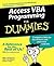 Access VBA Programming For ...