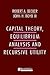 Capital Theory Equilibrum Analysis and Recursive Utility