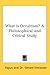 What Is Occultism? a Philosophical and Critical Study
