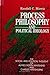 Process Philosophy and Political Ideology: The Social and Political Thought of Alfred North Whitehead and Charles Hartshorne