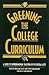 Greening the College Curriculum by Jonathan Collett