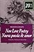 New Love Poetry: In Some Springtime Place : Elegy/Nueva Poesia De Amor : En Algun Sitio De LA Primavera : Elegia (University of Toronto Romance Series (Unnumbered).) (English and Spanish Edition)
