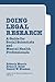 Doing Legal Research: A Guide for Social Scientists and Mental Health Professionals (Applied Social Research Methods)