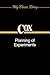 Planning of Experiments