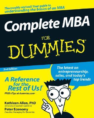 Complete MBA For Dummies (Paperback)
