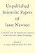 Unpublished Scientific Papers of Isaac Newton: A selection from the Portsmouth Collection in the University Library, Cambridge