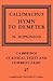 Callimachus: Hymn to Demeter (Cambridge Classical Texts and Commentaries, Series Number 27)