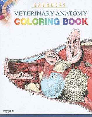 Saunders Veterinary Anatomy Coloring Book (Paperback)