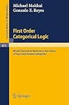 First Order Categorical Logic by Michael Makkai